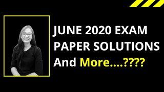 CSIR NET JUNE 2020 QUESTIONS SOLUTION | MEMORY BASED SOLUTIONS