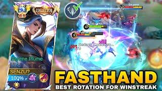 LING FASTHAND SUPER AGGRESSIVE - BEST ROTATION FOR GET WINSTREAK - Ling Top Global Mobile Legends