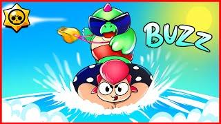 BRAWL STARS ANIMATION - BUZZ IS ON THE WAVE