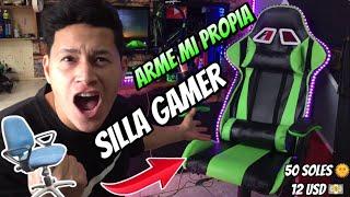 ARME MI PROPIA SILLA GAMER CON 50 soles  $12 USD (parte 2/2)