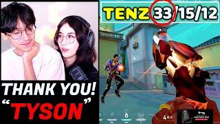 TenZ Hard Carrying Kyedae with Phoenix on His Main Account in Immortal Radiant Lobby | Valorant