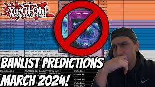 Yu-Gi-Oh! BANLIST PREDICTIONS! [MARCH 2024]