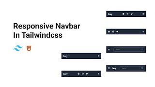 Responsive Navbar with Tailwind CSS in Minutes