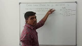 CMOS Logic Design for the Boolean Expression Y= AB+CD+E | VLSI Design | S Vijay Murugan