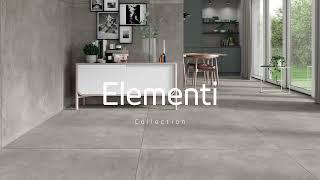 Elementi Grey Matt Glazed Porcelain Tile 1200 x 1200mm