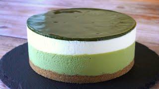 MATCHA CHEESECAKE recipe |ASMR| cakeshare