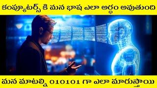 How Do Computers Understand Human Language explained in Telugu | How Computers Decode Human Language