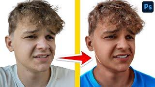 How to make face retouching for a thumbnail in Photoshop?