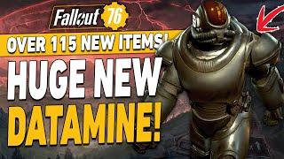 HUGE NEW DATAMINE FOR FALLOUT 76!