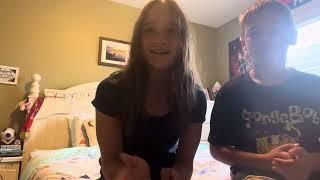 Mixed wrestling sister wrestles and beats brother girl wins easily!! play fighting