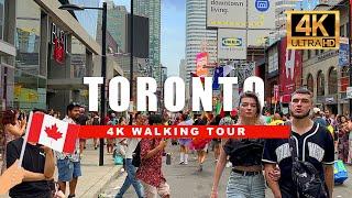  Toronto, Canada Walking Tour - Downtown Bloor & Yonge Street [4K Ultra HDR/60fps]