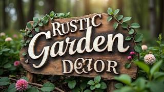 Rustic Garden Decor: Charming & Vintage-Inspired Outdoor Ideas