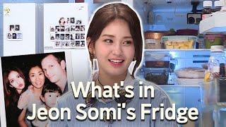 What's in Jeon Somi's Fridge? ( instant film with dad and mom ) (ENG SUB) | Chef & My Fridge
