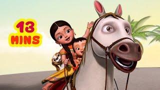 Chal Mere Ghode Chal Chal Chal and much more | Hindi Rhymes for Children Collection | Infobells