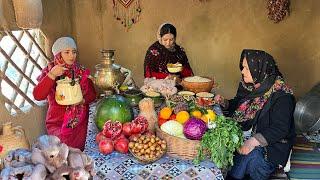 IRAN! Yalda Eve and Cooking Stuffed Chicken for Longest Night of year