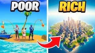 POOR vs RICH Island!