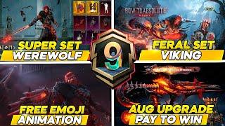 FERAL RAVAGER SET l AUG ON-HIT UPGRADE SKIN PAY TO WIN? PUBG MOBILE UPDATE 3.4