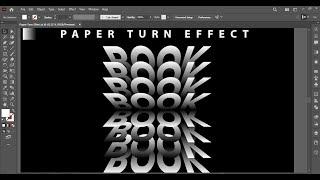 Paper Turn Effect in Adobe Illustrator l #transformtool