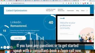 Linked Optimization   Linkedin Profile and Company Page Management process