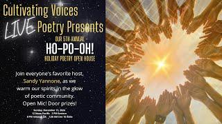 Cultivating Voices Holiday Poetry Open House - 15Dec2024