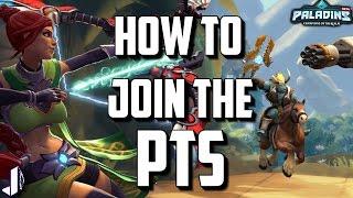 How To Get Paladins PTS (Public Test Server) + OB38 Gameplay