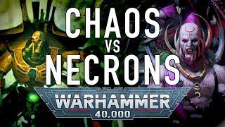 40 Facts and Lore on Necrons VS Chaos in Warhammer 40K