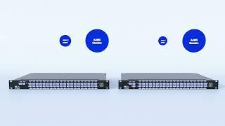 DWDM MUX DEMUX 40CH C21-C60 with 1310nm and monitor port, LC/UPC dual fiber 1U Rack