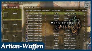 Artian-Waffen: So schmiedest du die stärksten Waffen! | Monster Hunter Wilds Guide