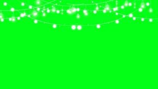 Christmas Lights blinking effects green screen I BirammaSakthiTech