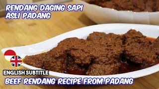 RENDANG DAGING SAPI ASLI PADANG .. COCOK UNTUK MENU DI BULAN PUASA DAN HARI LEBARAN | BEEF RENDANG