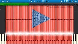 YOUTUBE logo Synthesia MIDI Art