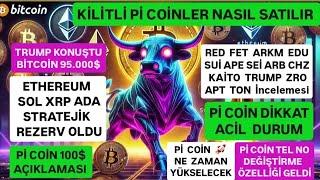 #BİTCOİN TRUMPLA 95.000$Pİ COİN Pİ NETWORK RESMİ AÇIKLAMASOL XRP ADA ETH REZERVİCOTİ YGG RALLİSİ