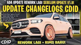 ADA UPDATE LAGI SEBELUM CDID UPDATE V1.9 RILIS ! VELG BARU - Car Driving Indonesia Roblox