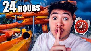 24 HOUR OVERNIGHT CHALLENGE in WATERPARK!