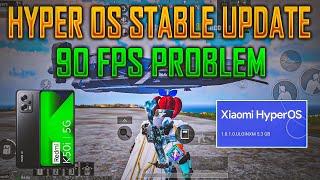 Hyper OS Stable Update For Redmi k50i | Redmi k50i new update | Hyper OS Gaming Test