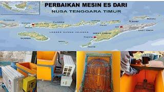 Repair & Rekondisi Mesin ES Batu 1PK - Kiriman dari NTT