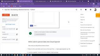 Qwiklab:App Dev: Developing a Backend Service - Python[GSP187]