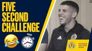 Five Second Challenge | Ryan Fraser, Ryan Christie Mikey Devlin and Craig MacGillivray