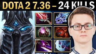 Chaos Knight Gameplay Miracle with 24 Kills and Silveredge - Dota 2 7.36