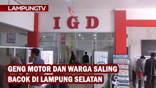 Geng Motor dan Warga Saling Bacok di Lampung Selatan