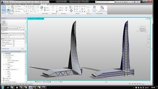BIM - Revit 3D Massing 01 Organic High rise Building l Concept Tower