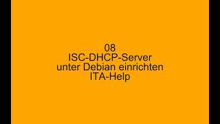 [08] Isc dhcp server unter Linux installieren/einrichten [ITA-Help]