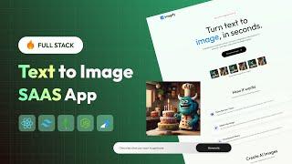 How To Create Full Stack Text to Image Generator AI SaaS App Using React JS | MERN Project