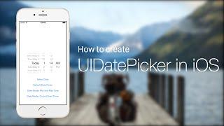 iOS Development Tutorial - UIControl Series How to Create UIDatePicker