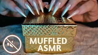 ASMR MUFFLED Tapping & Scratching For Sleep (No Talking, 3 Hours)