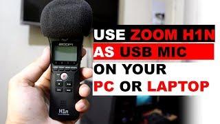 Using a Zoom H1n as a USB MIC | How to use Zoom H1n as a USB Mic | Technical Vids