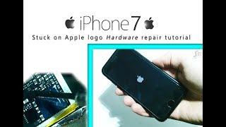 iPhone 7 Stuck on Apple logo Hardware Bootloop Repair Tutorial / se detiene en el logo