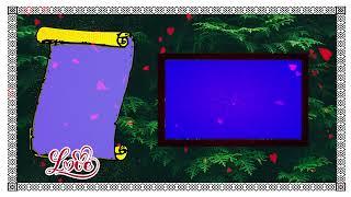 Love Frame, Blue screen, Green screen wedding 3d Effect, motion Frame, Special frame, no copyright,