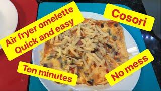 Air fryer easy omelette in the casori