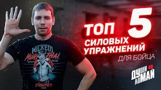 Топ 5 силовых упражнений для бойца /Тренировка для бойцов ММА /Функциональная подготовка для бойцов